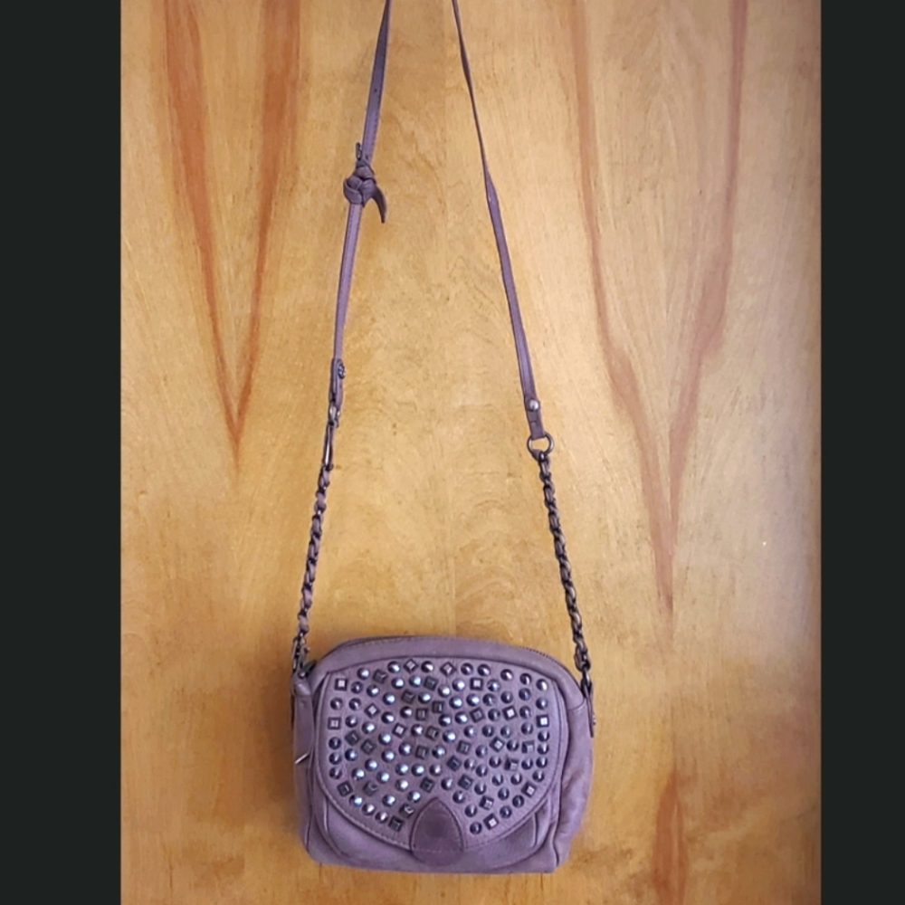 Eliott Lucca Womens studded cross body purse